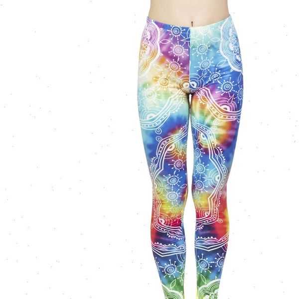 

women fashion leggings high elasticity legins workout jogging pants dark california shambala printing sport leggins drop shipping, Black