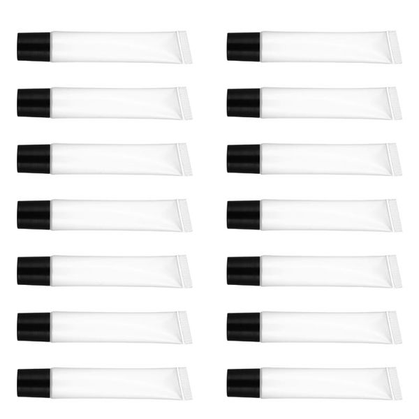 

storage bottles & jars 50pcs lip gloss tubes with cap refillable empty containers