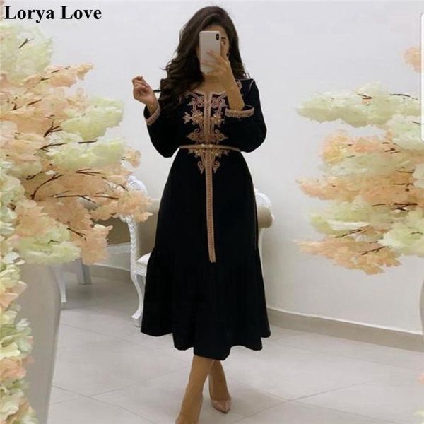 

party dresses black muslim evening women formal night lace applique long sleeves prom gowns 2021 red dubai wedding guest dress, White;black