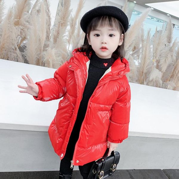 

jackets girls long coat thick warm jacket cotton kids toddler clothes for, Blue;gray