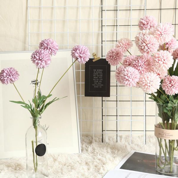 

decorative flowers & wreaths simulation d andelion flower cloth wedding bouquet party home decoration accessories drop #30