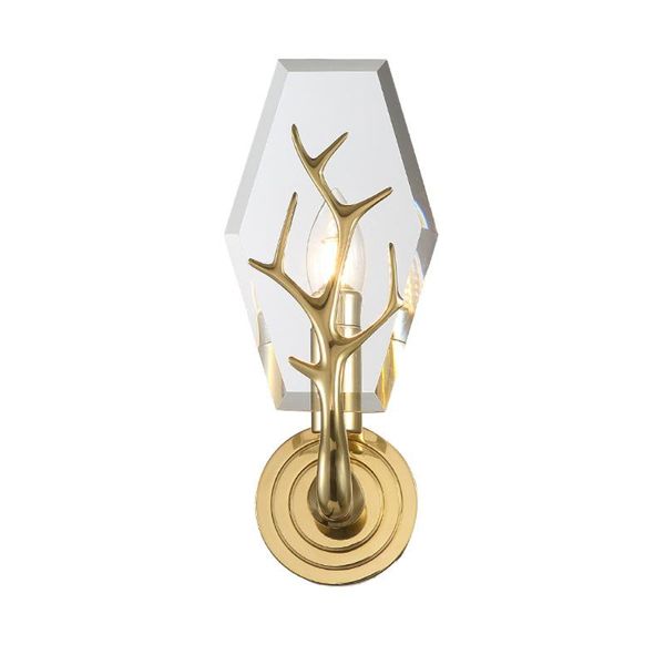 

wall lamps art deco design crystal light modern sconce gold wandlampe bedroom lighting