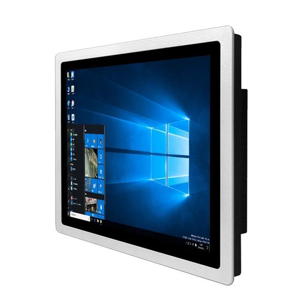 

monitors 15 inch industrial lcd monitor vga dvi usb capacitive touch screen front is waterproof and dustproof tablet display