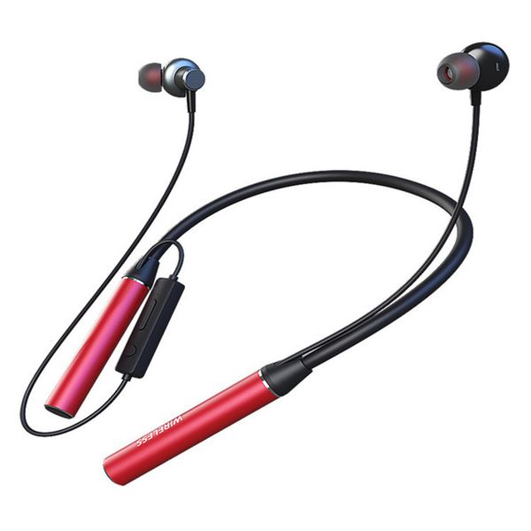 

80 hours endurance bluetooth headphone bass wireless headphones with mic stereo neckband earphones sport headset tf card