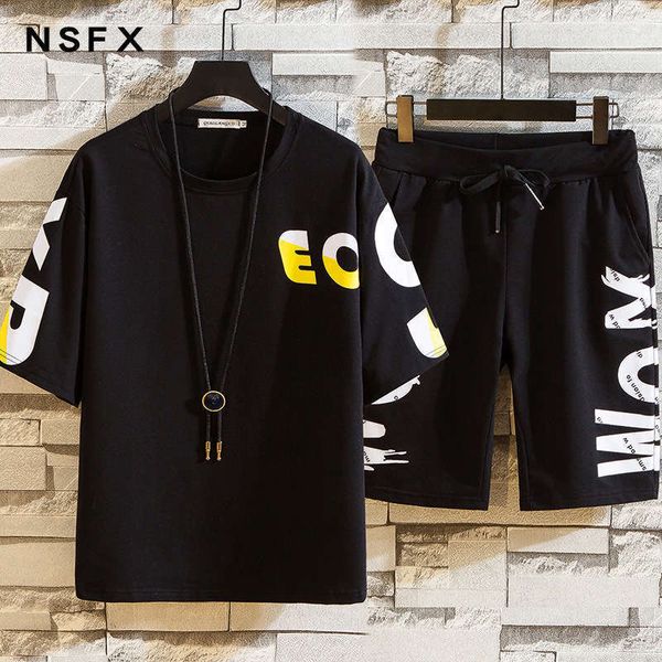 

style sportswear tracksuits men's for young fashion brand 2-piece nsfx, Gray