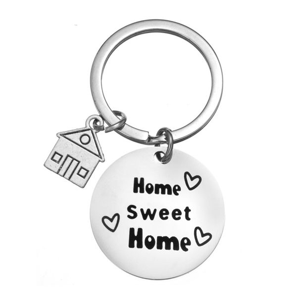 

2121 new family keychain sweet home pendant