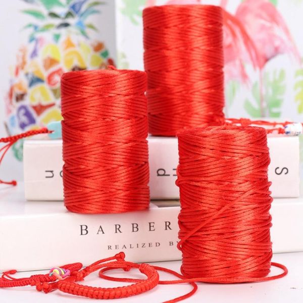 

yarn 2mm 100m cotton macrame cord rope string ribbon crafts diy trim twine twisted thread sewing wedding christmas decoration, Black;white