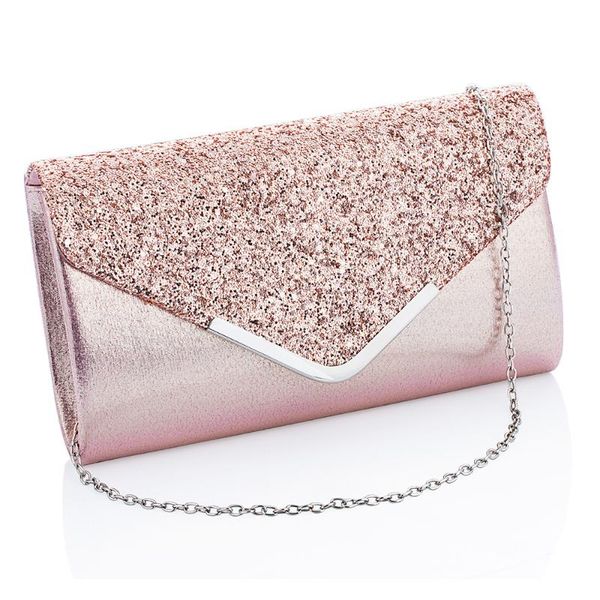 

cosmetic bags & cases women evening clutch bag female crystal day wedding purse party banquet black gold silver clutches sequin shoulder p