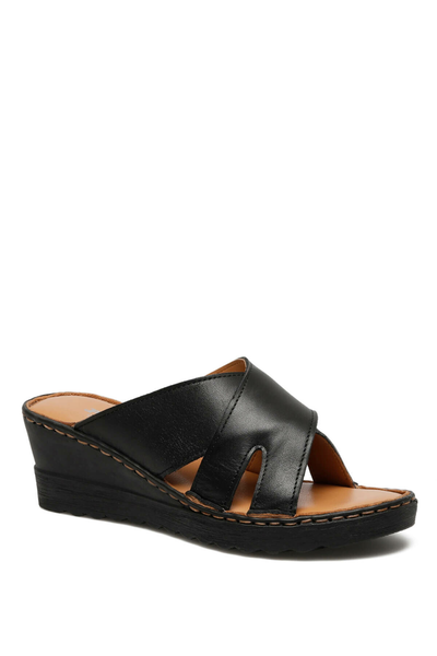 

slippers casual genuine ladies, Black