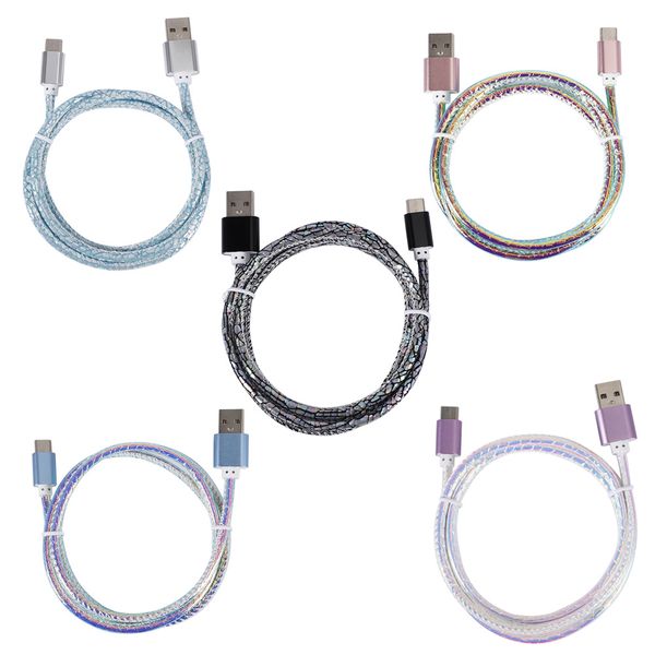 

2.4a fast speed charging micro usb cable 1m 3ft braided type c usb cables