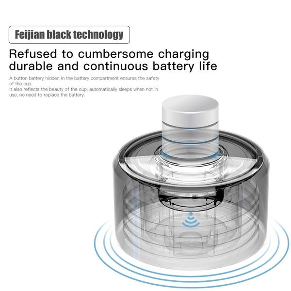 

us stock 380ml smart mug temperature display vacuum stainless steel water bottle kettle thermo cup with lcd touch screen gift fy4137