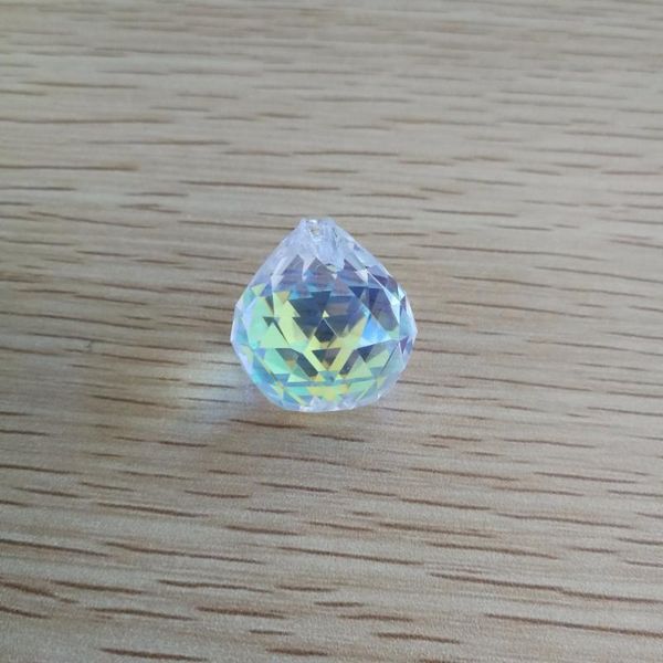 

chandelier crystal 100pieces 20mm ab color prism faceted ball pendant parts