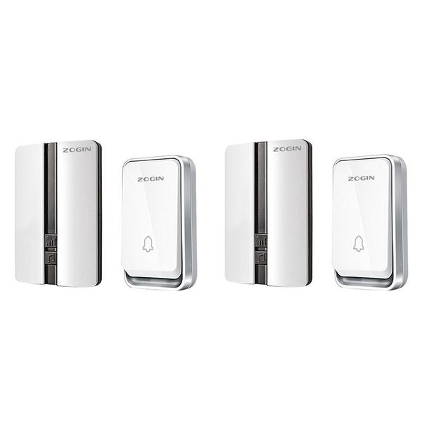

zogin wireless doorbell waterproof with no battery self powered smart home security alarm system door ring
