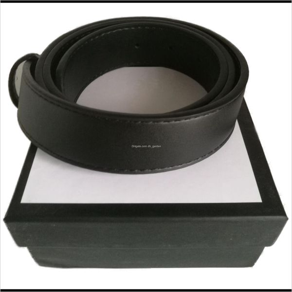 

accessories drop delivery 2021 fashion male genuine leather men smooth buckle female belts for women hip belt jeans with box m96, Black;brown