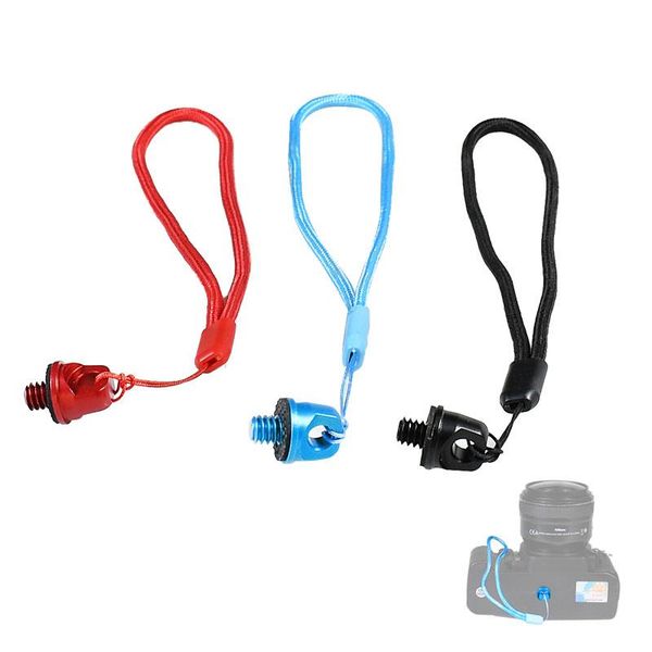 

dslr lanyard screw 1/4-20 inch d-ring handle shoulder strap mount adapter quick release screw for camera plate monopod tripod