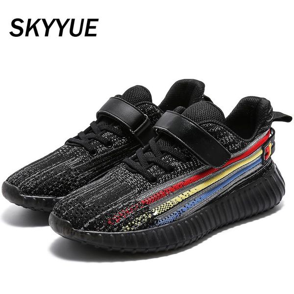 

sneakers kids sport baby girls brand casual children black mesh boys men lightweight shoes trainers spring, Black;red
