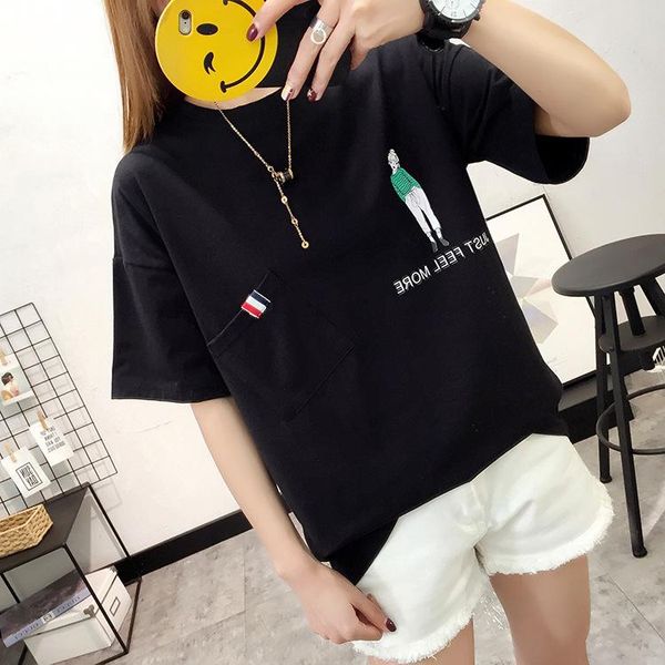 

women's t-shirt 2021 t-shirts cotton female fashion womens garment, White