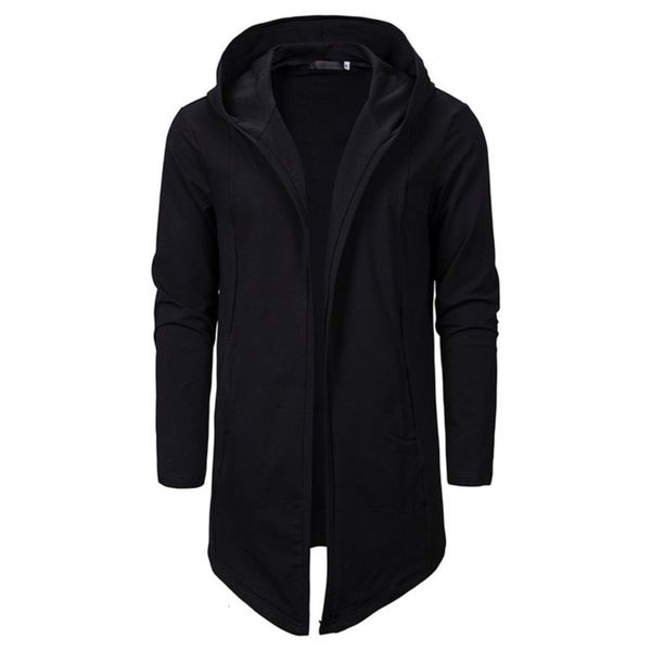 

2021 men's bodyguard assassin's creed dark long loose hooded cardigan, Tan;black