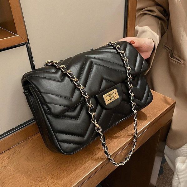 

evening bags leather square bag for women shoulder messenger designer luxury female hand crossbody pouch tote sac a main 2021