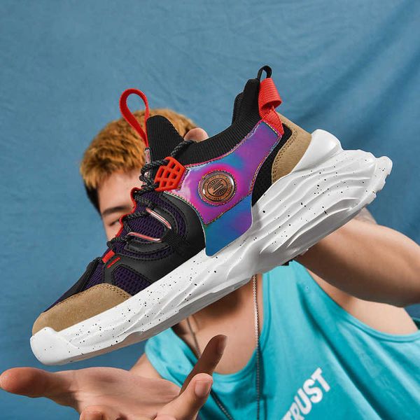 

chengfeng net shoes men's summer breathable 2021 korean version leisure trend dad tidal mesh sports