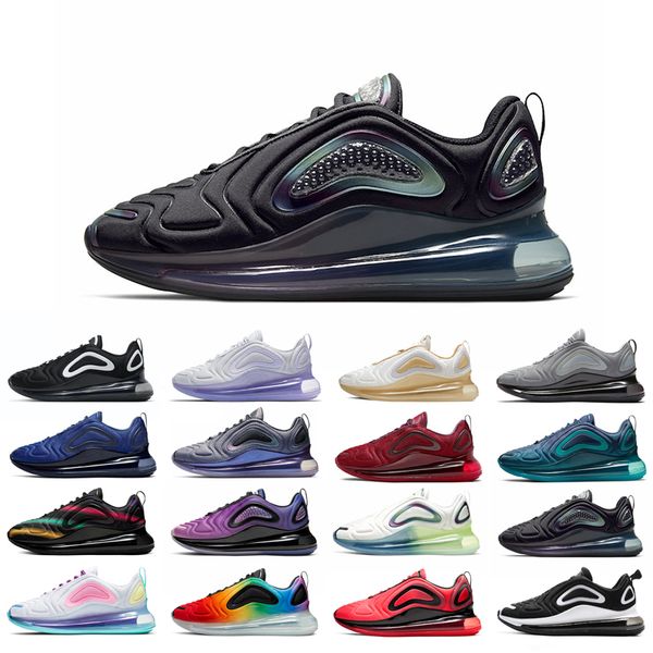 

720s running shoes man woman sneakers aqua powder be true black red bubble cool grey midnight navy nightshade oreo oxygen purple size 36-45