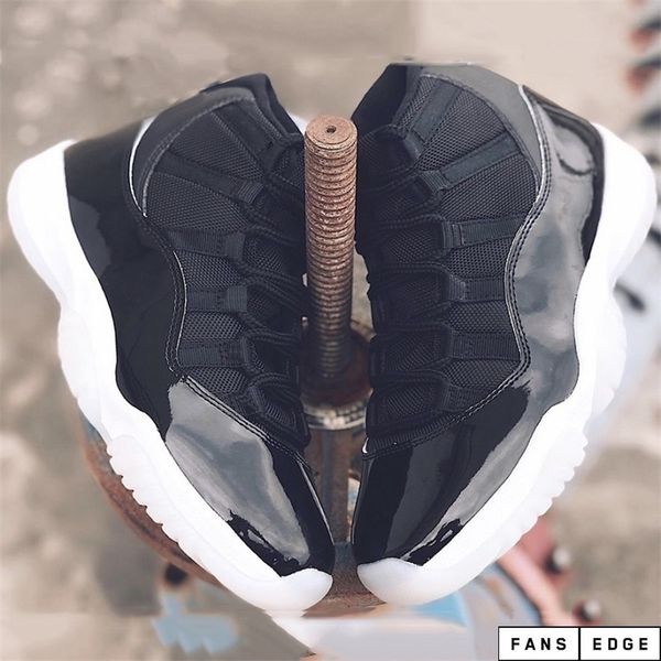 

25th anniversary jumpman 11 mens basketball shoes 11s metallic silver eyelets ct8012-011 men women trainers sports sneakers