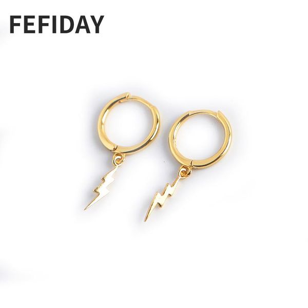 

hoop & huggie girl luxury korean bright women's evening drop minimalism woman jewelry wedding gold earrings hanging long earring, Golden;silver