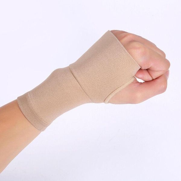 

five fingers gloves wrist hand support glove arthritis sprain strain thumb carpal tunnel brace, Blue;gray