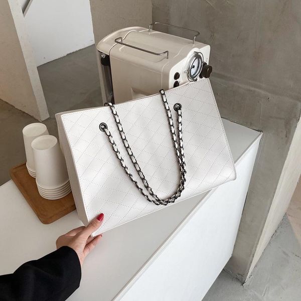 

cross body women pu leather handbags fashion chain shoulder bag designer casual female large capacity tote messenger bags