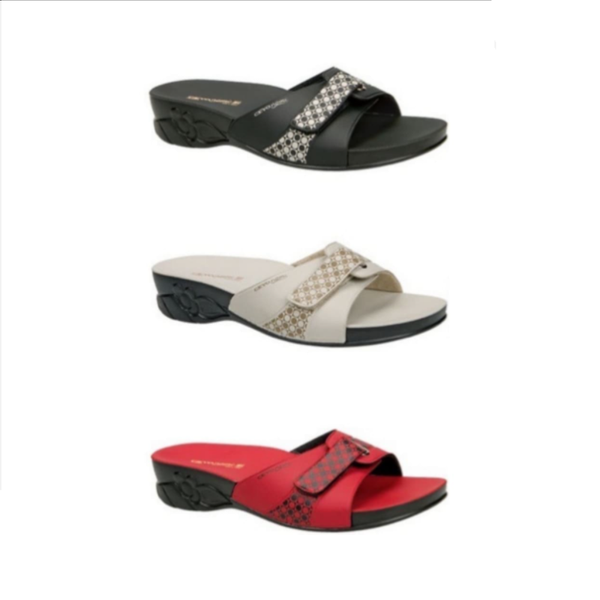 

ceyo flora black beige red healthy orthopedic women slippers comfortable printed daily