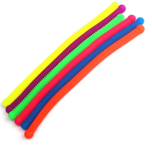 

tpr noodle rope decompression stress relief toys round head soft elastic rope environmental protection material noodle toy h26rhg7