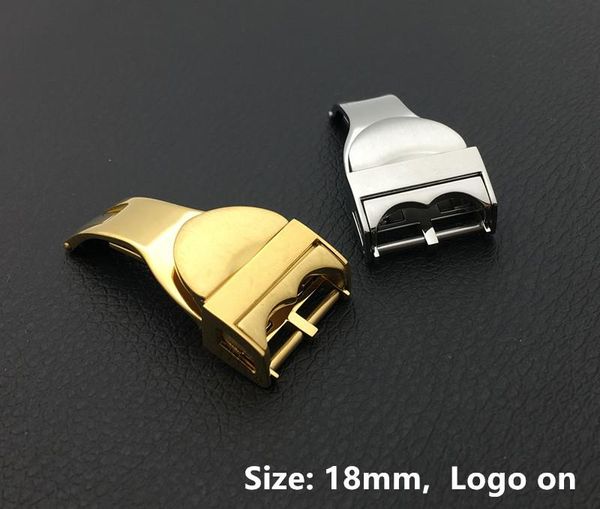 Cinturini per orologi Marca di alta qualità Chiusura in acciaio inossidabile 316L Cinturino pieghevole Cinturino Fibbia per cintura Speciale per strumenti Black Bay 18mm