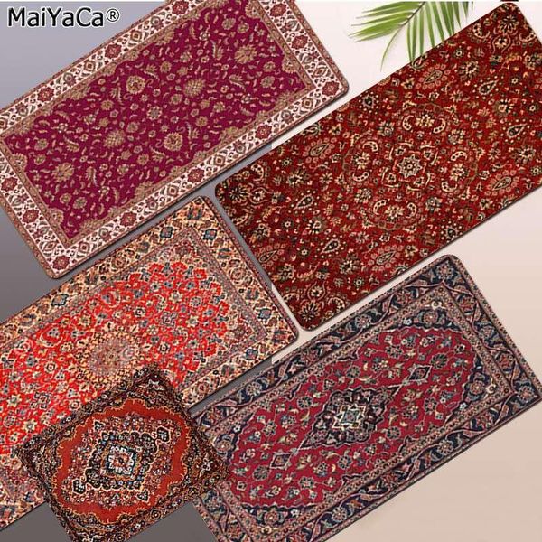 

mouse pads & wrist rests maiyaca design bohemian rug rubber durable deskmousepad large pad keyboards mat