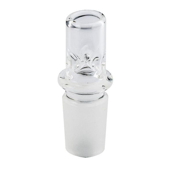 Fumo 14MM 18MM Giunto adattatore maschio Convert Glass Dry Herb Tabacco Preroll Rolling Bocchino Filtro Stelo Tubo Waterpipe Bong Accessori narghilè DHL Free