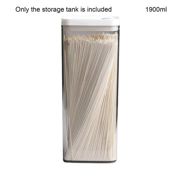 

storage bottles & jars food-grade buckle transparent whole grains airtight can refrigerator plastic square moisture-proof box