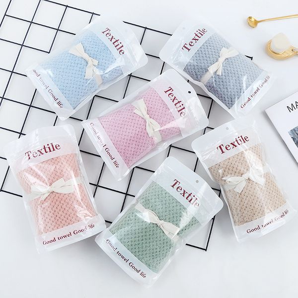 

home use men's and women's pine face towel thickened coral wool absorbent quick ying