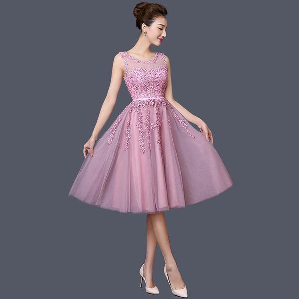 

2021 short pears prom dresses junior elegant lace party vestdio gowns, Black