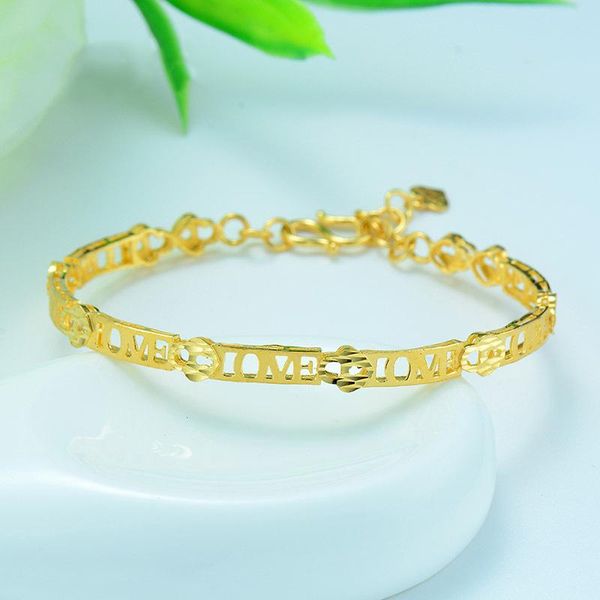 

bangle cr-180 jewelry wholesale korean fashion personality bracelet creative love letter women, Black