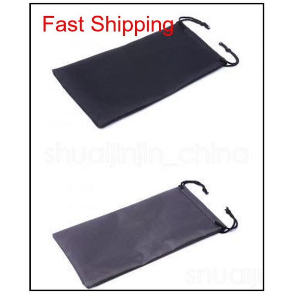 

waterproof sunglasses bag soft microfiber cellphone pouch durable glasses carry bag drawstring sunglasses cas qylexe dh_seller2010, Silver