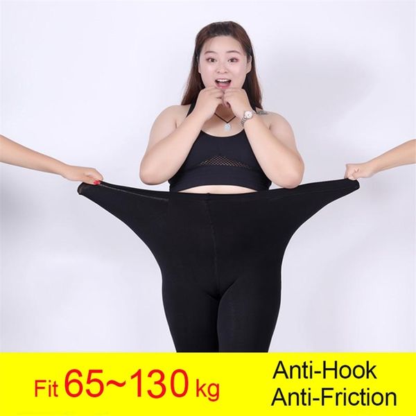 

600d winter thick tights plus size women anti-hook tear resistant super elastic large size color opaque pantyhose female 211204, Black;white