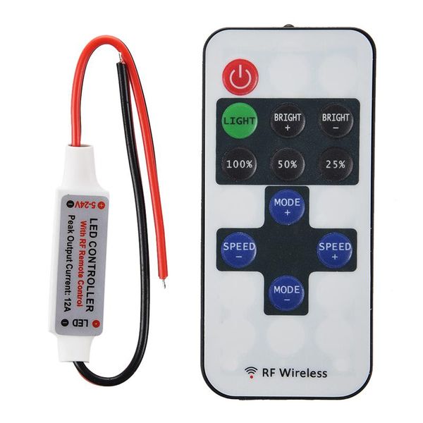 

command strip remote control led color single 5v-24v 12a