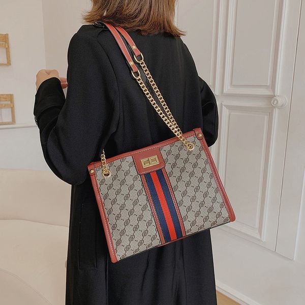 

women's bag chain hand single shoulder messenger versatile tote bag