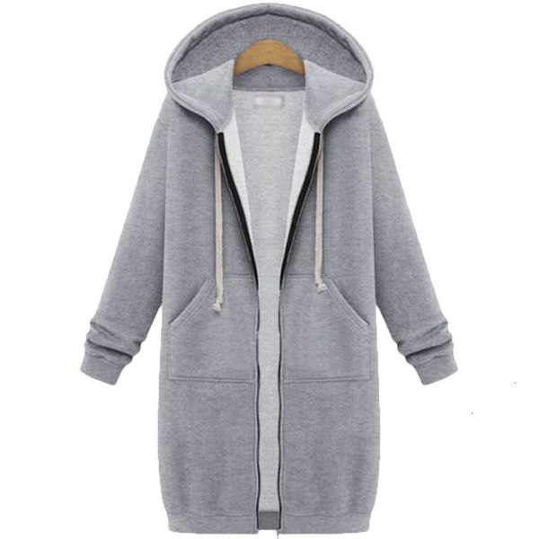 

women zipper cardigan hoodies long sleeve pocket long sweatshirt ladies solid wide waisted hoodies, Black