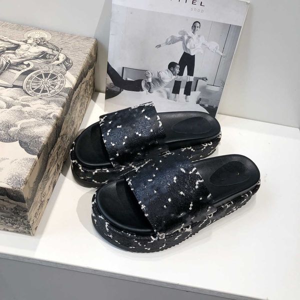 

2021 new women slippers flip flops summer beach cork shoes slides girls flats sandals casual shoes mixed colors plus size 35-42 nn0413 zlh l, Black
