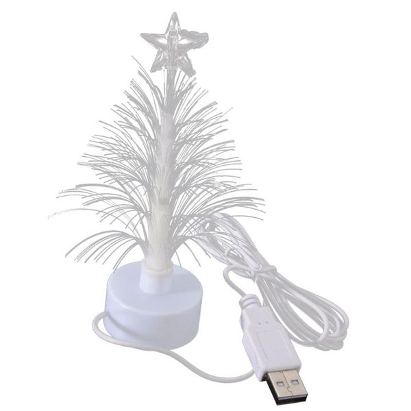 

christmas decorations mini led tree night light color changing fiber optical usb connection lamp festival decor for bedroom shopping