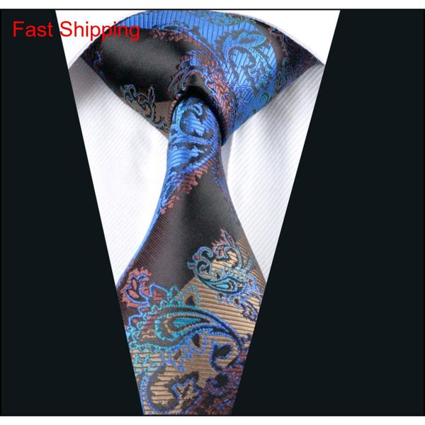 

business silk tie hanky cufflinks set mens silk jacquard woven classic ca qylchf mj_fashion, Black;blue