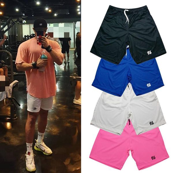 

2021 summer shorts men fashion brand breathable male casual shorts comfortable plus size fitness mens bodybuilding, White;black