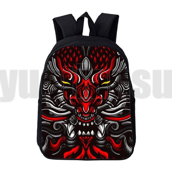 

backpack children terror skull travelbags 3d animal tiger wolf dragon abstraction monster lion cats print school bag