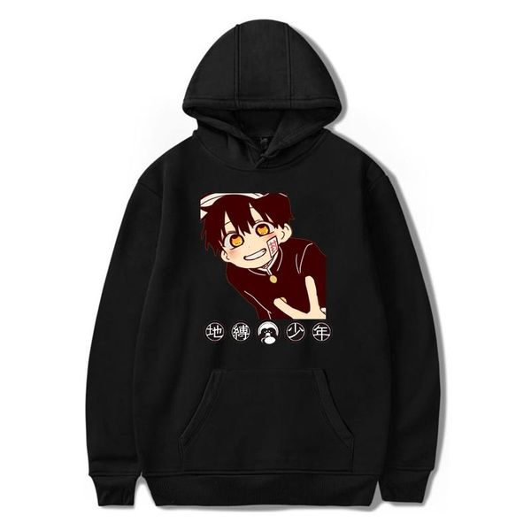 

men's hoodies & sweatshirts toilet bound hanako kun anime men women harajuku maga yugi amane printed pullover sweatshirt oversized clot, Black