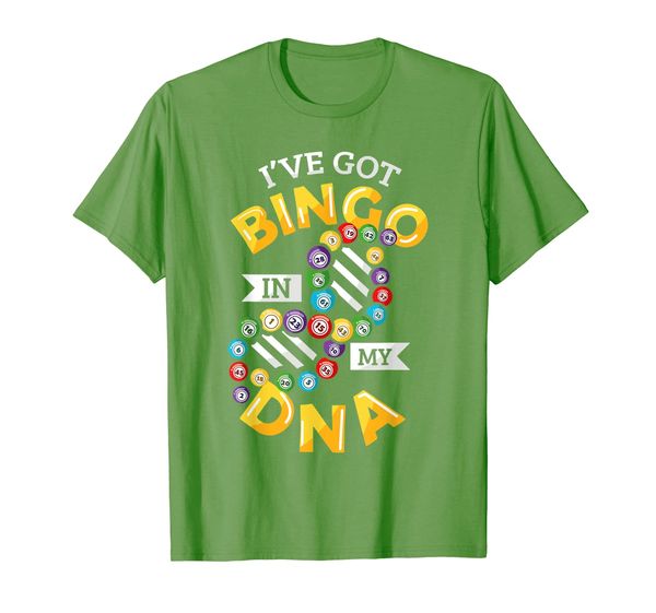 

I've Got Bingo In My DNA Funny Bingo Callers Players T-Shirt, Mainly pictures